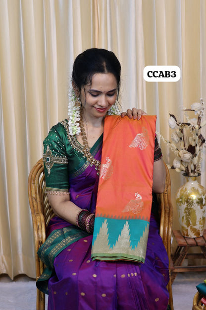Kanchi Semi Silk Sarees😍😎📚