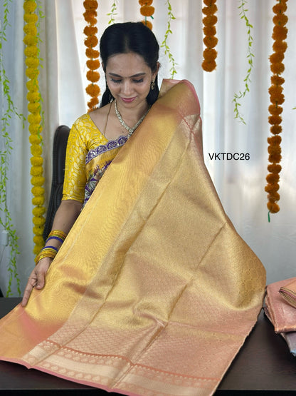 Katan semi silk saree