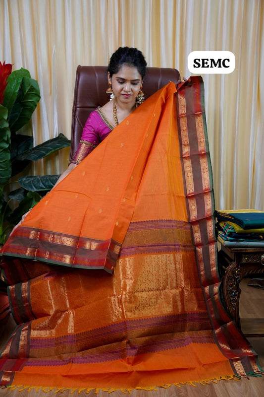 Mercerised cotton saree🥰