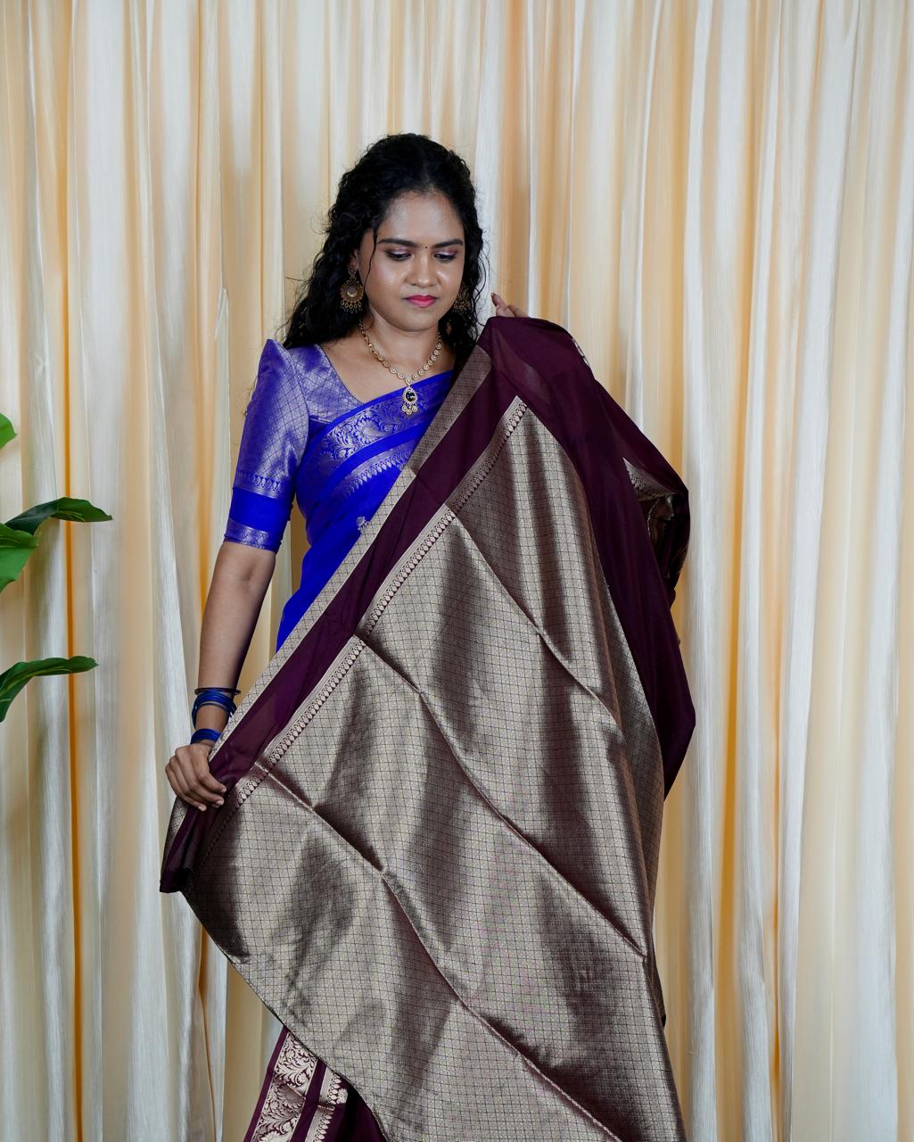 Premium warm silk saree🥳