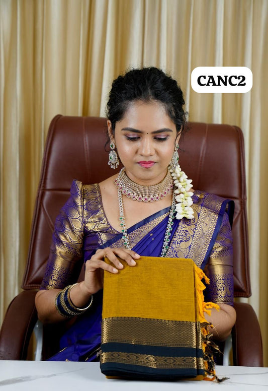Premium Kanchi cotton saree🥰😎