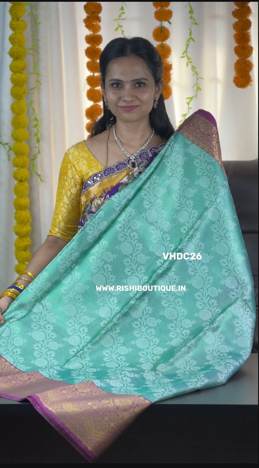 Katan plus warm silk saree