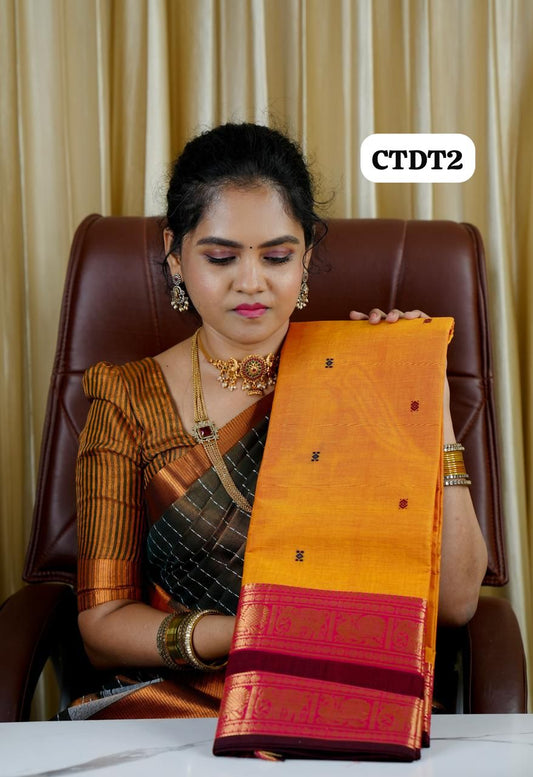 Kanchi cotton saree🥰