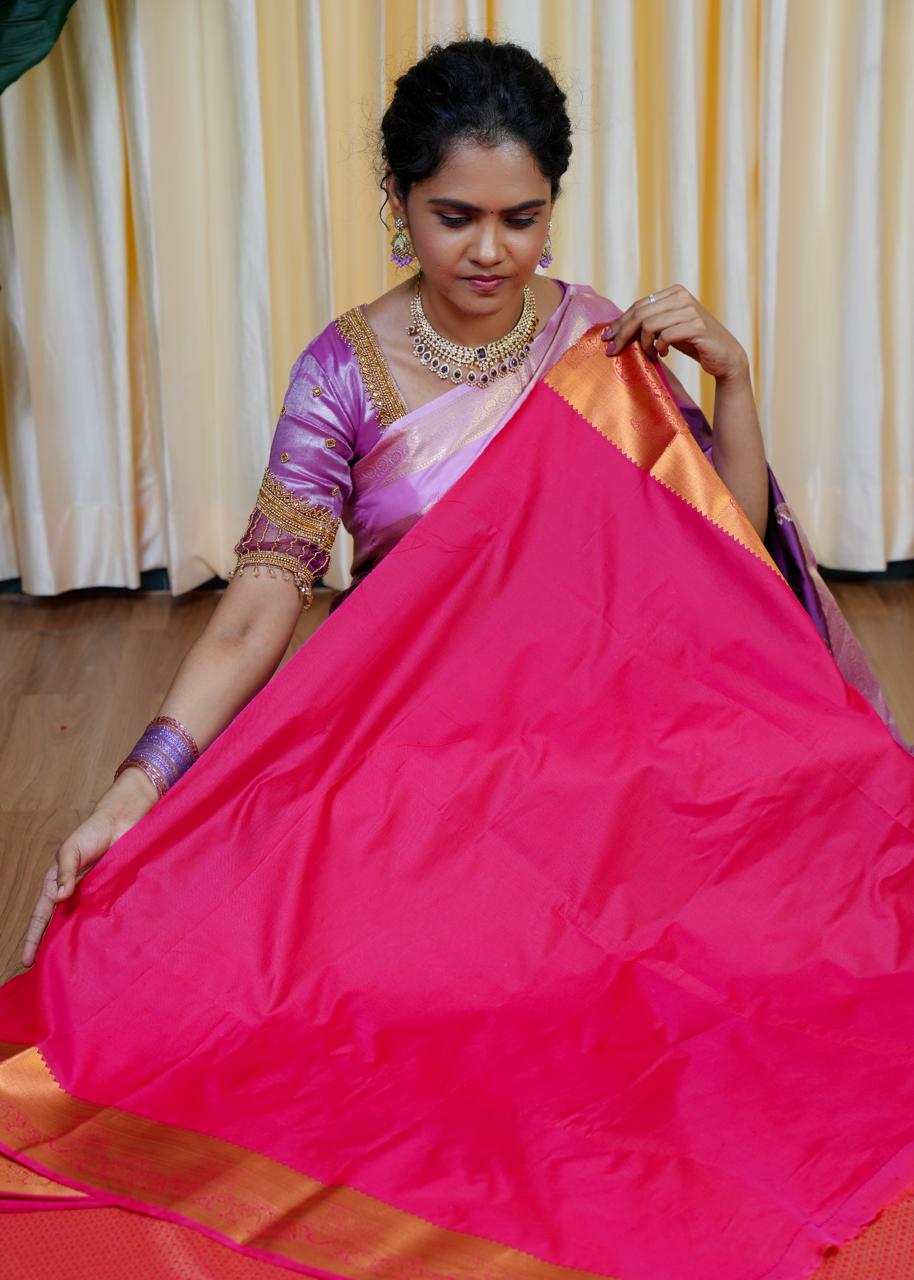 Kanchi Soft Silk Saree 🥰