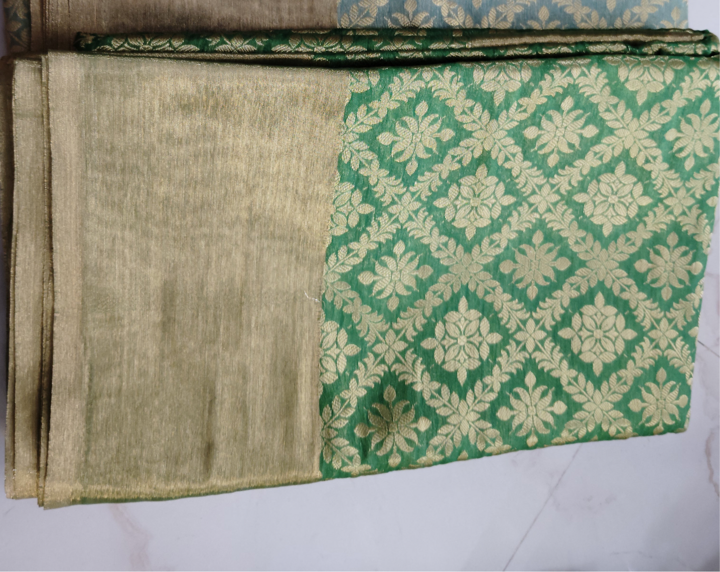Premium Semi Soft Silk🍏🍄green