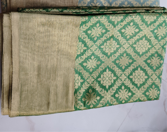 Premium Semi Soft Silk🍏🍄green