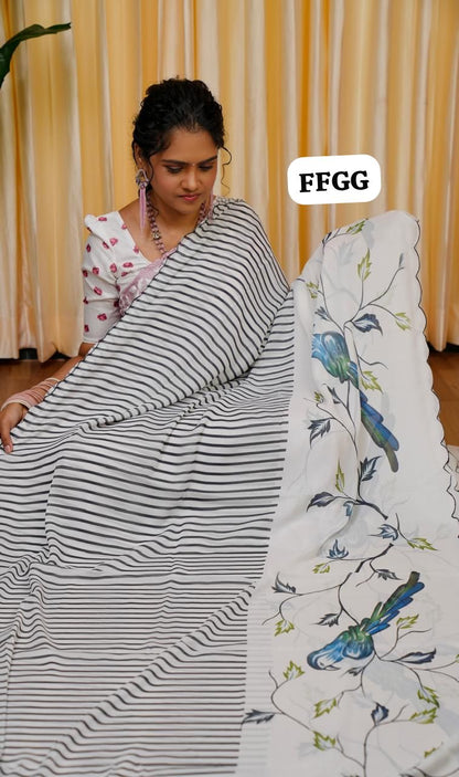 Marshmallow saree 🥳