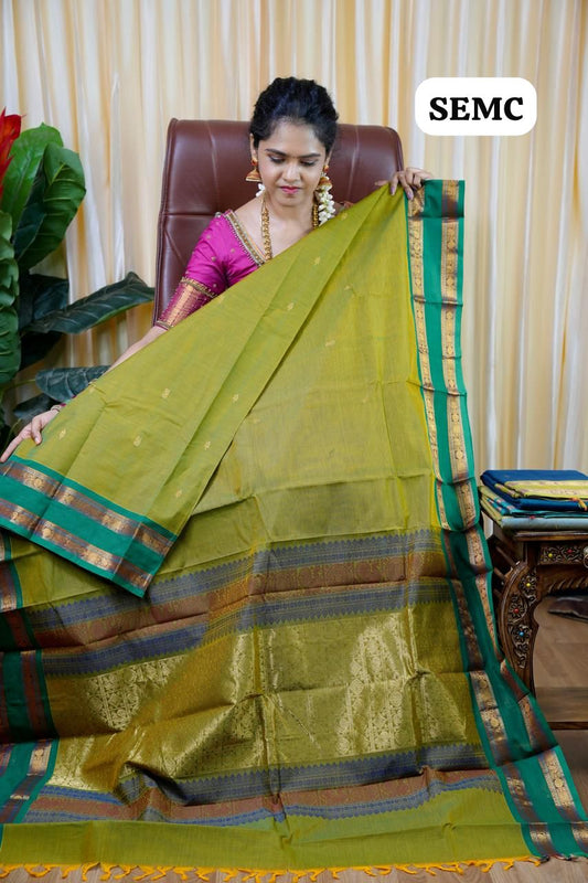 Mercerised cotton saree🥰