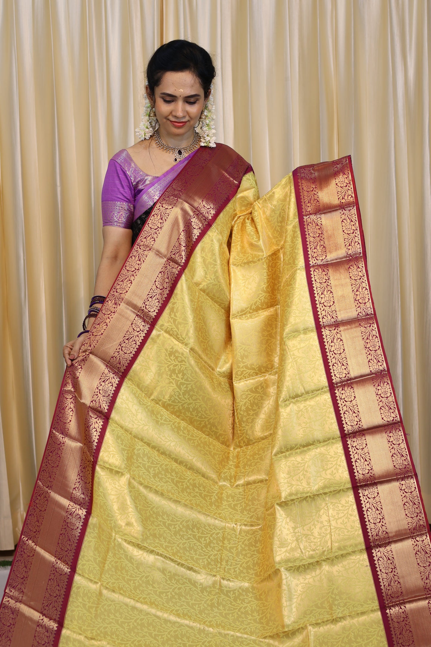 Bridal Semi silk saree😍🥳