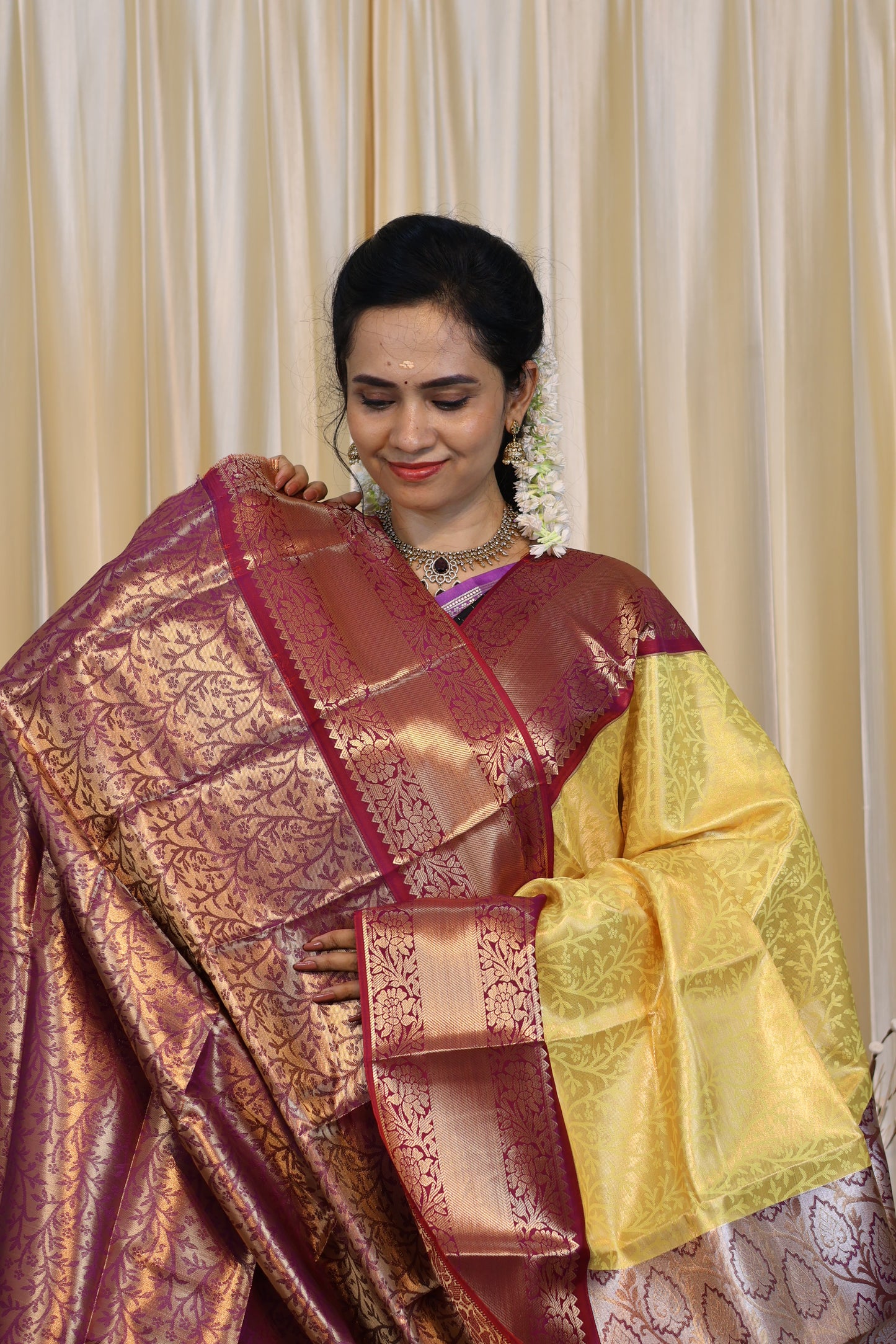 Bridal Semi silk saree😍🥳