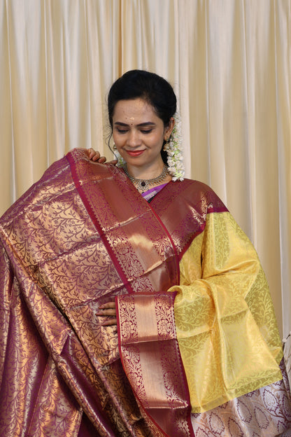 Bridal Semi silk saree😍🥳