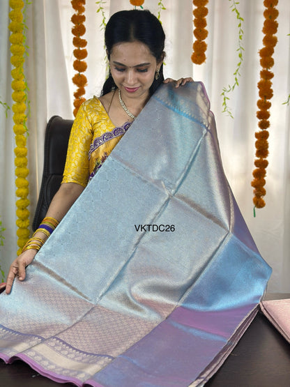 Katan semi silk saree