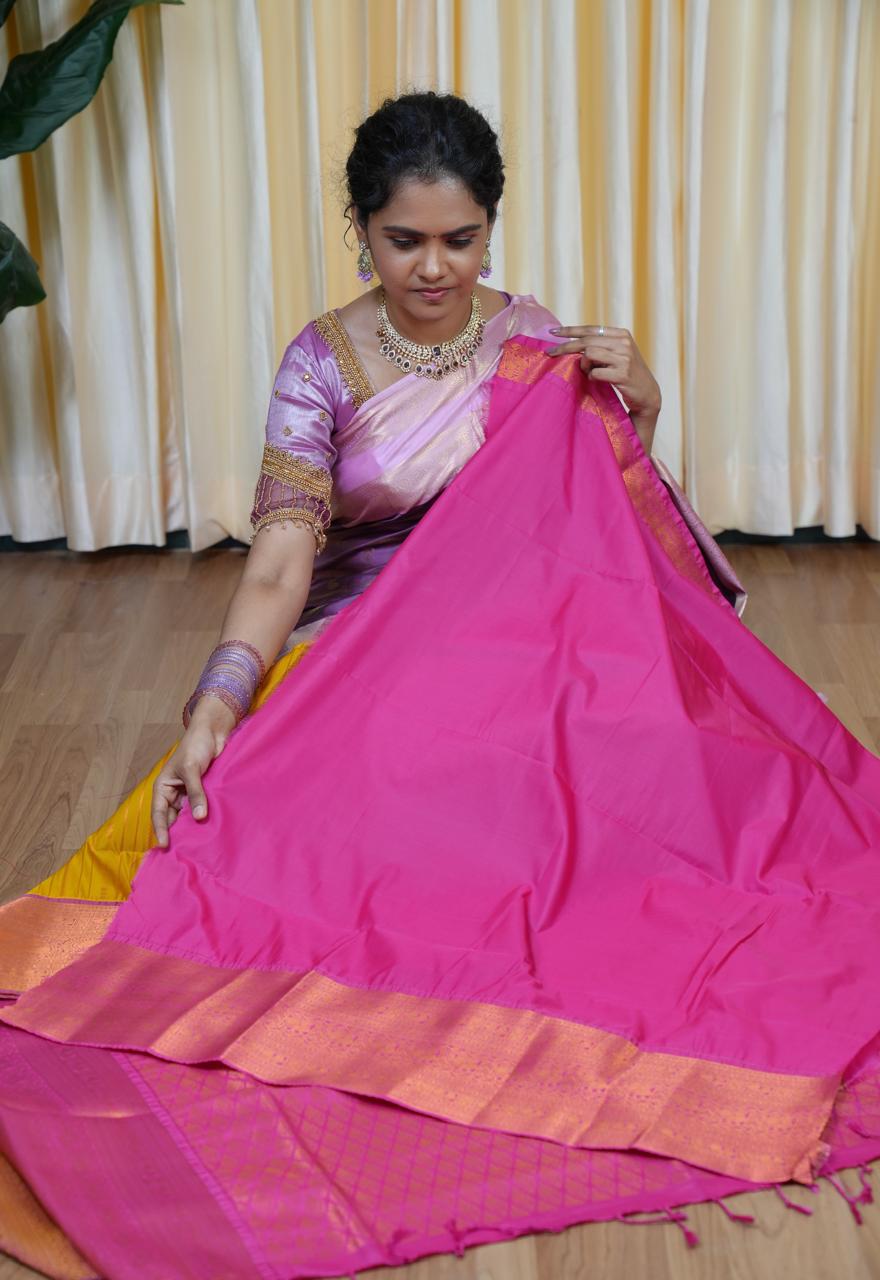 Kanchi Soft Silk Saree 🥰