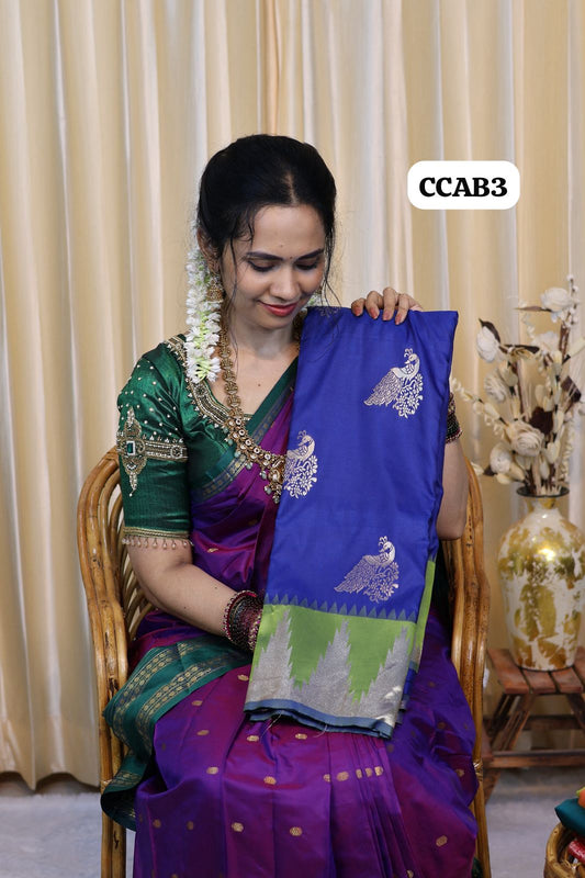 Kanchi Semi Silk Saree😍😎📚