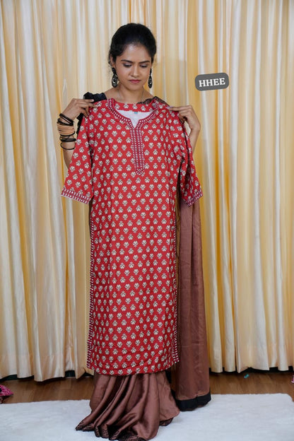 Cotton Salwar 3 pieces Set🥰😎