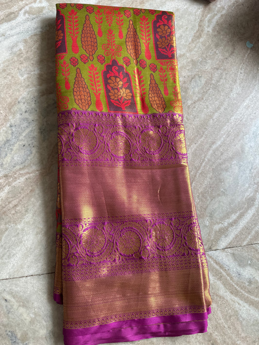 Kanchi bridal semi silk📷