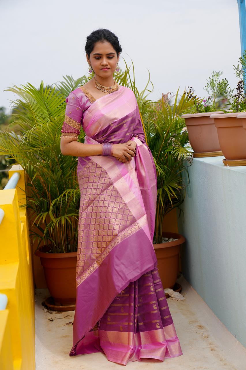 Soft silk saree 🥳