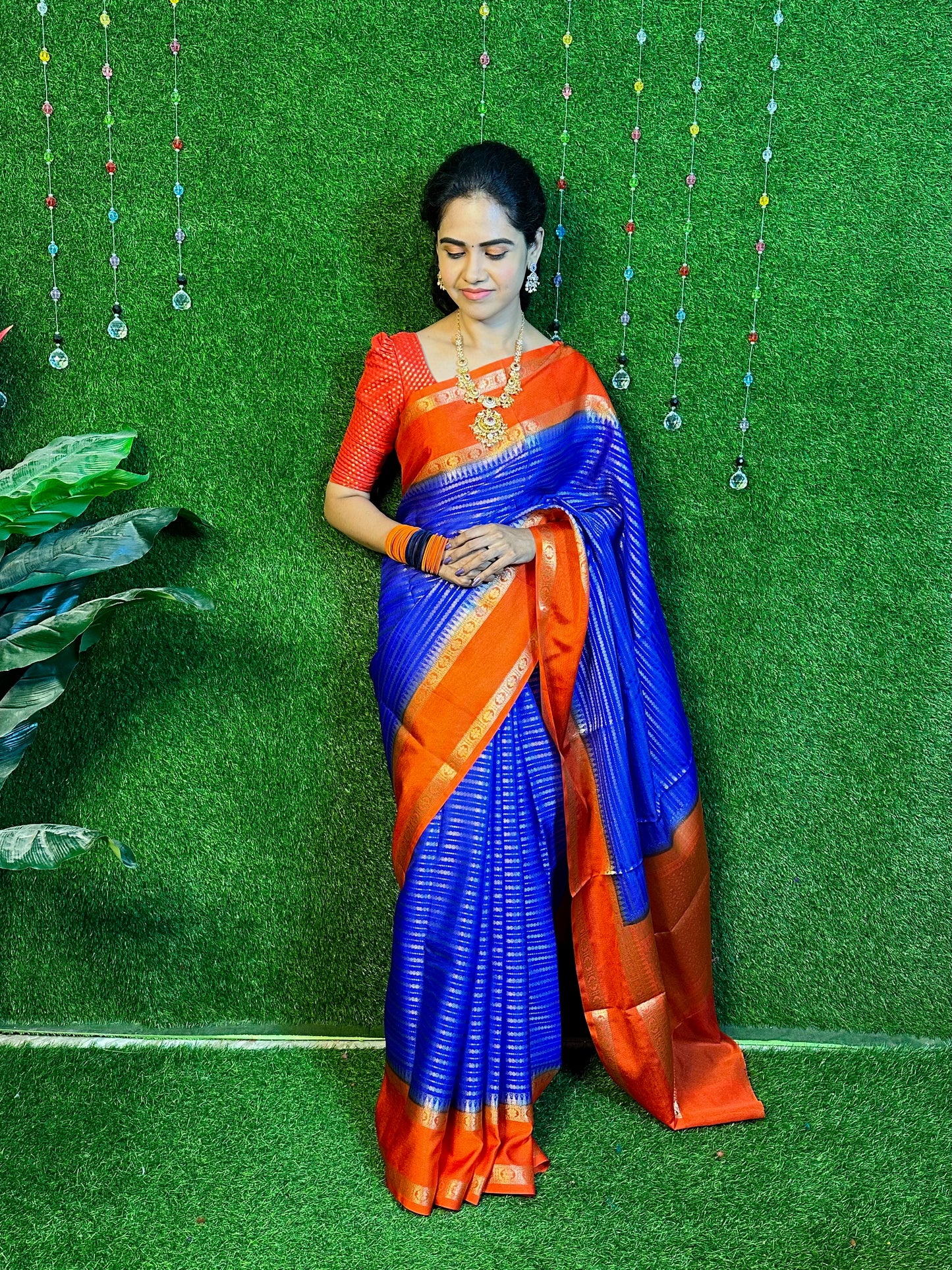 Warm silk saree