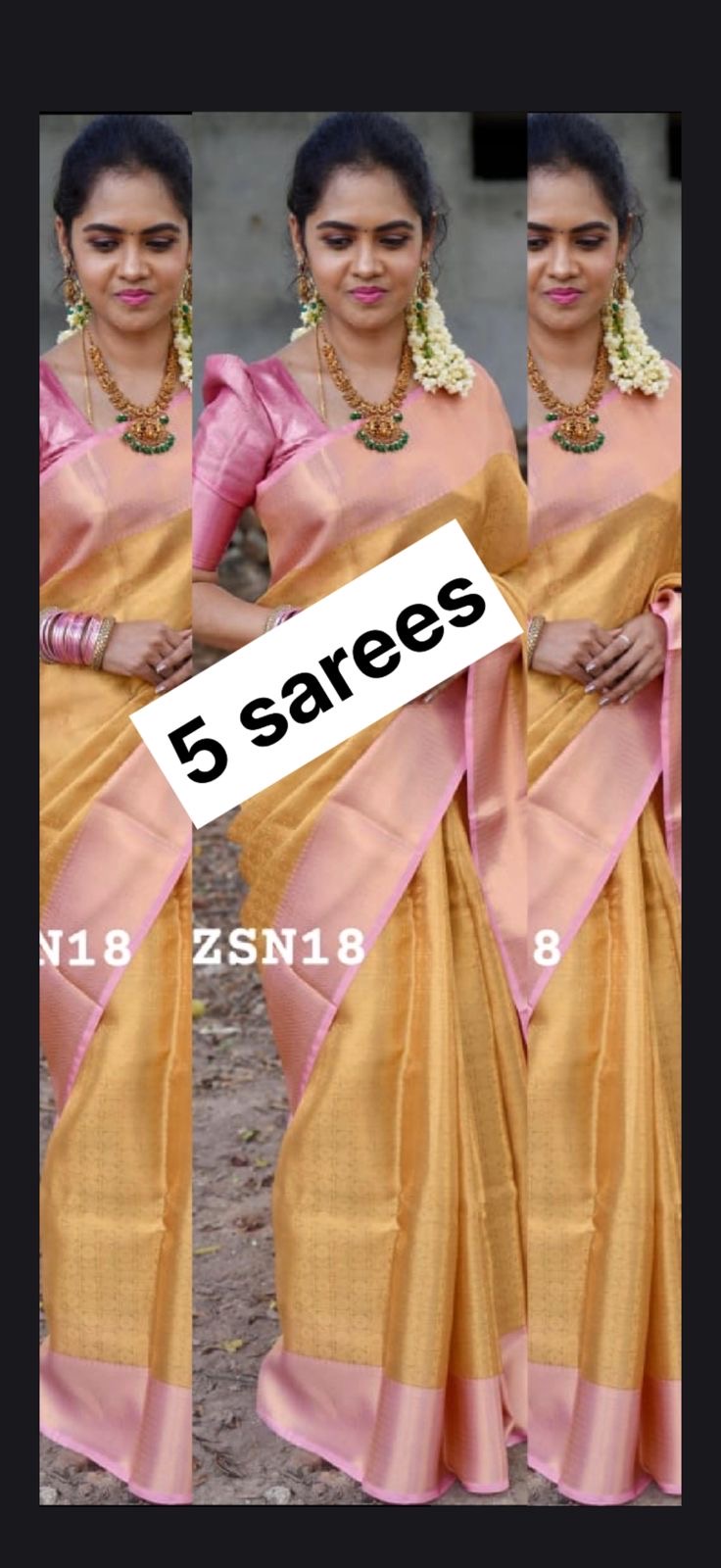 Golden katan tissue semi silk mega offer🥰😎🔥