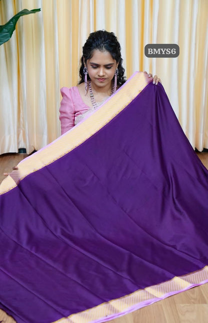 Mysore Crepe Silk Saree 🥰🥳