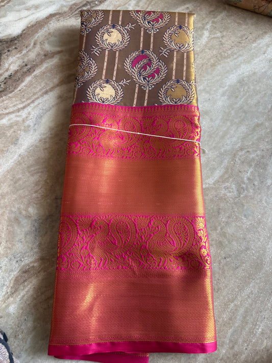 Kanchi bridal semi silk📷