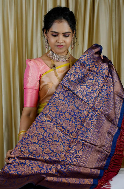 Banarasi inspired semi silk sarees🍄✅
