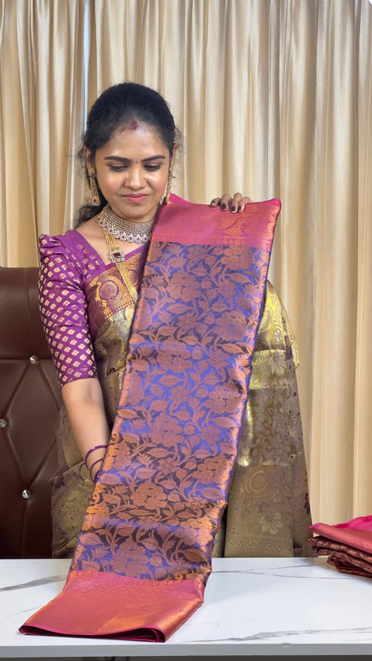 Katan silk Grand sarees.