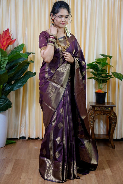 Semi soft silk saree 🥳