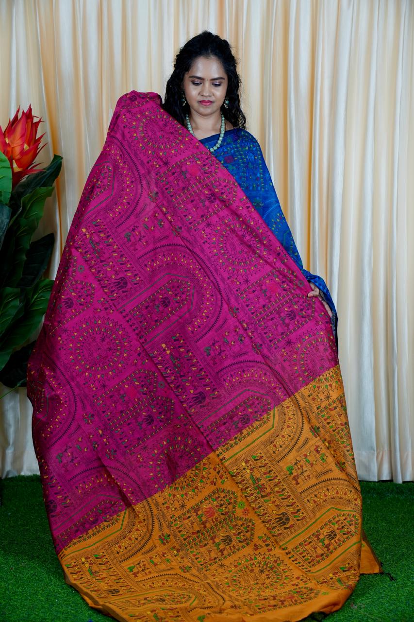 Cotton sarees with contrast plain blouse🥳✅