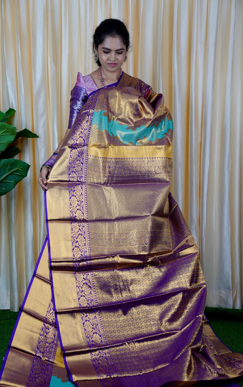 Semi silk sarees🍄🥳