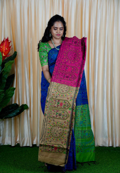 Cotton sarees with contrast plain blouse🥰🥳✅