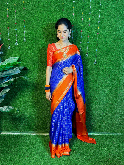 Warm silk saree