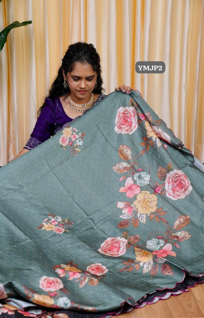 Tussar Silk Saree🥳