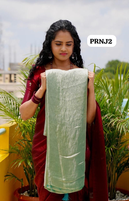 Premium space silk sarees with tassels and chumky work blouse🥳✅
