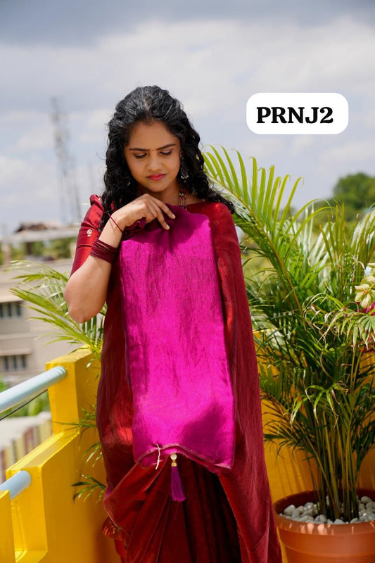Premium space silk sarees with tassels and chumky work blouse 🥰🥳✅