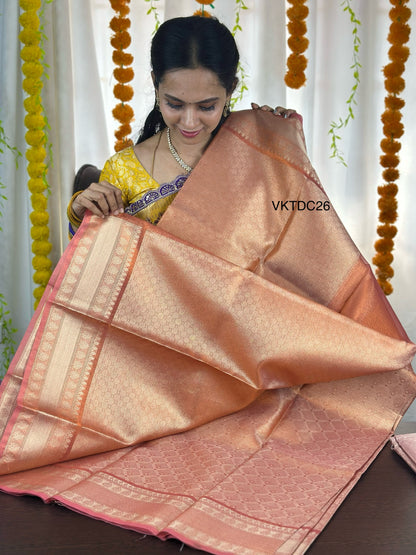 Katan semi silk saree