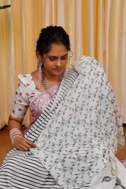 Marshmallow saree 🥳