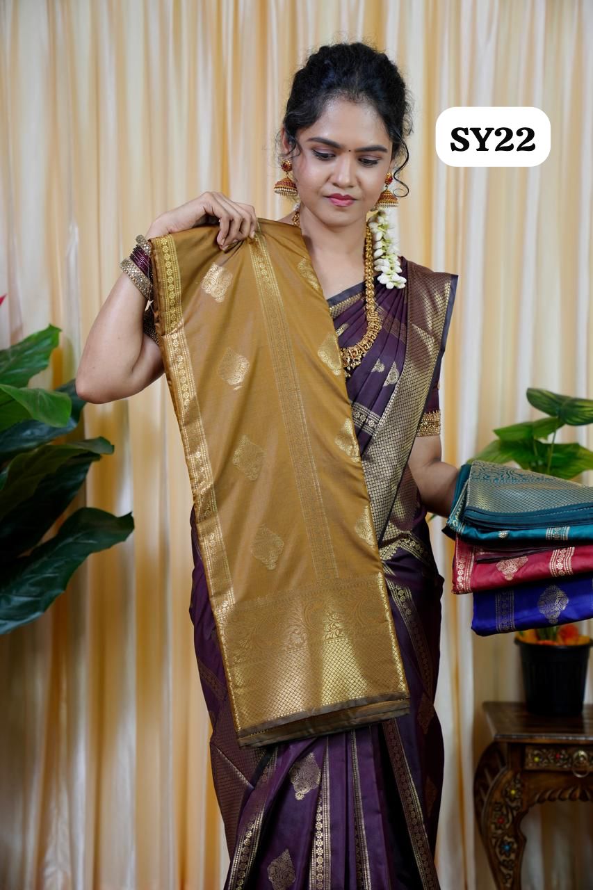 Semi soft silk saree 🥳