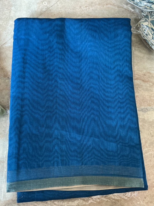 Kalamkari Chanderi Sico saree📷