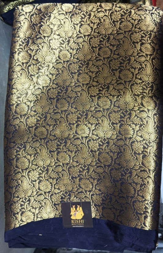 Bridal Tissue Saree Golden zari🍏🍄