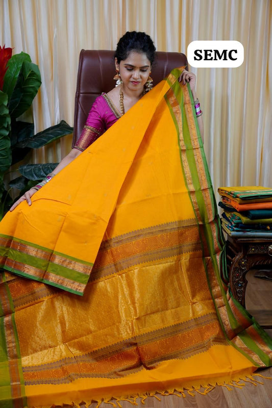 Mercerised cotton saree🥰