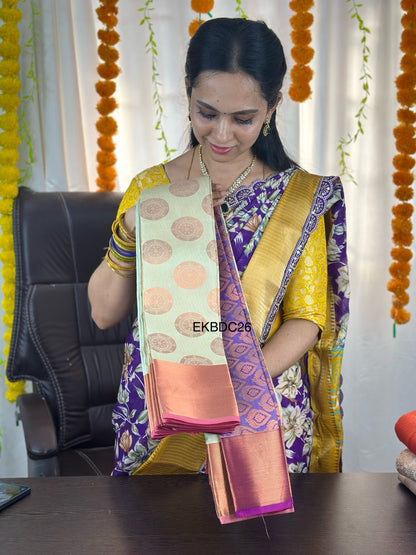 Kanchi bridal semi silks saree🥳