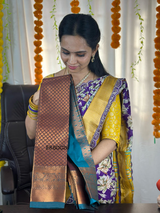 Kanchi bridal semi silks sarees