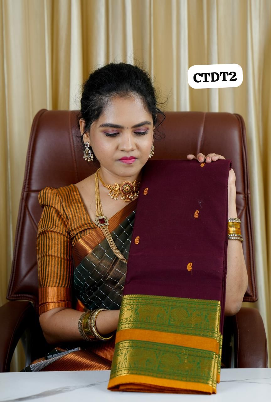 Kanchi cotton saree🥰