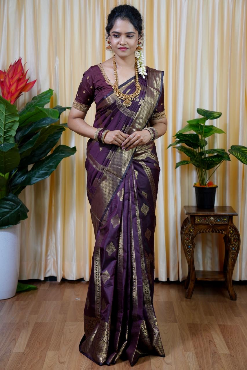 Semi soft silk saree 🥳
