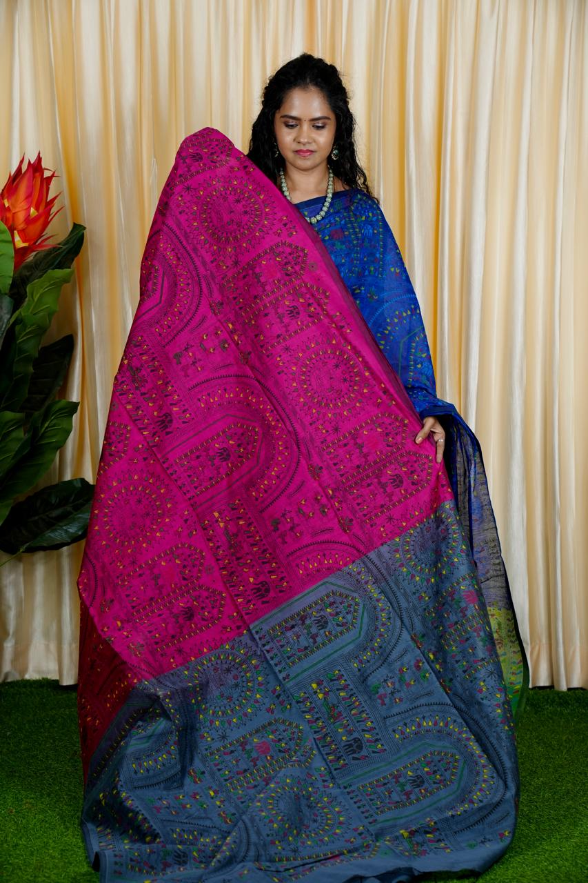 Cotton sarees with contrast plain blouse🥰🥳✅