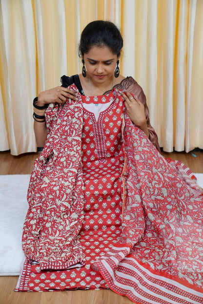 Cotton Salwar 3 pieces Set🥰😎