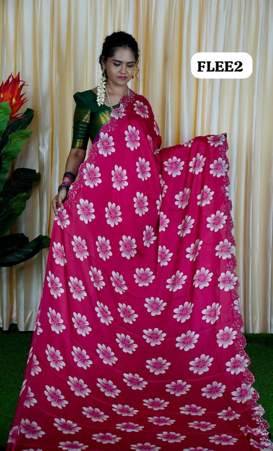 Chinnon sarees🥳🥰✅