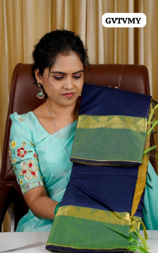 VTV thrisha inspired semi silk cotton saree 🥳🥰✅