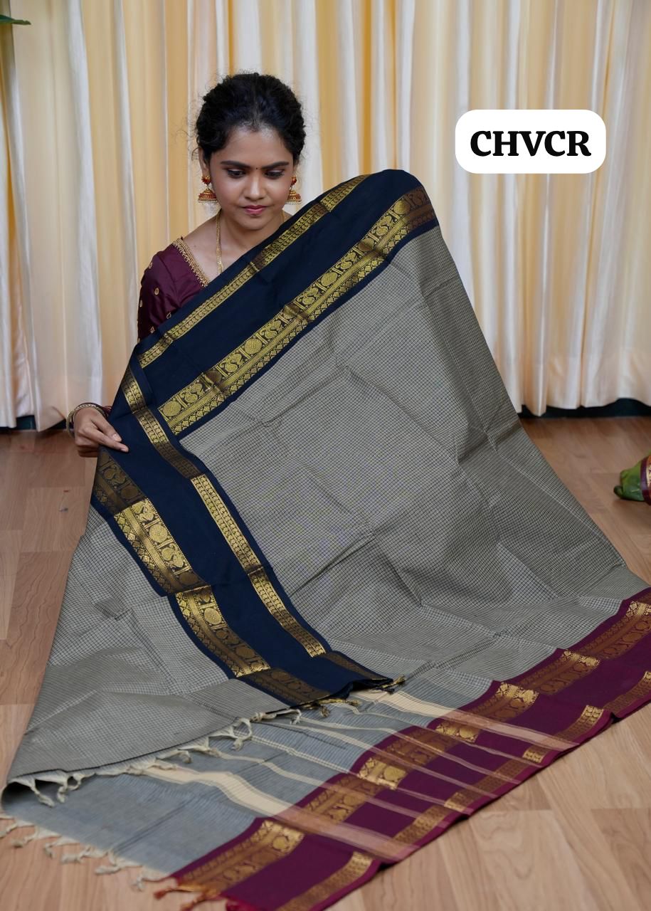 Kanchi cotton saree 🥰😎